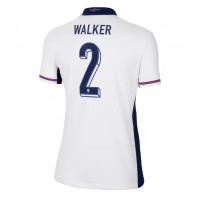 Stroje piłkarskie Anglia Kyle Walker #2 Koszulka Podstawowej dla damskie ME 2024 Krótki Rękaw